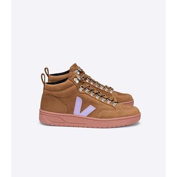 Men's Veja RORAIMA NUBUCK High Tops Brown | ZA 112TCE